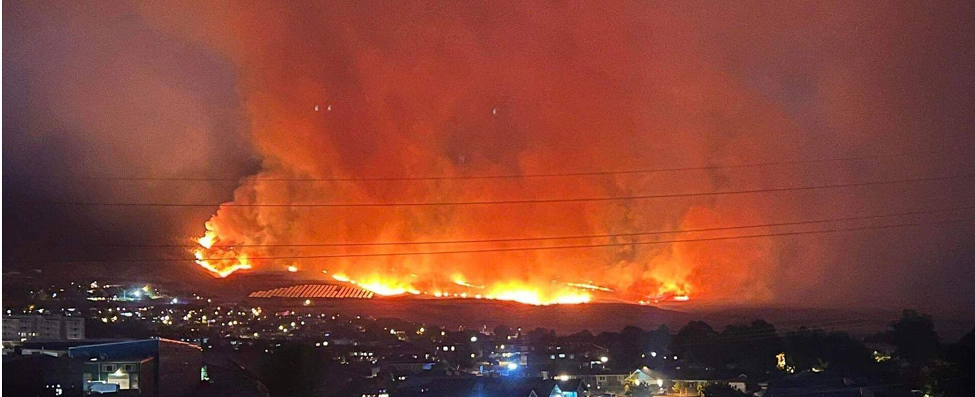 Lahaina Fire burns Augus 8, 2023