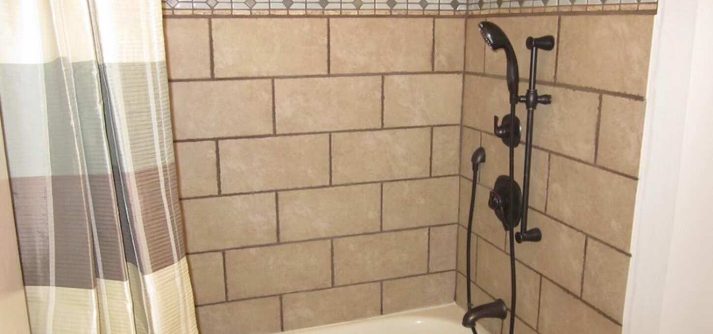 Second Bath Tub Shower with Rain Showerhead and Sprayer