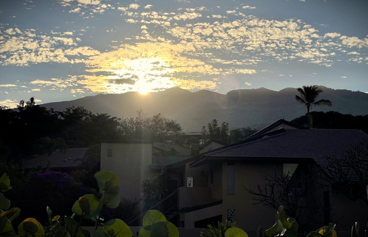 Watch the Morning Sunrise over Haleakalā from the Bedroom Lanai!