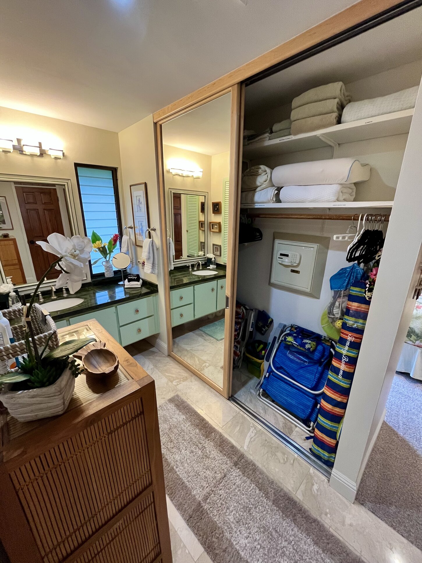 Pack for Paradise – Big Closet with Beach Essentials and Plenty of Room for Your Island Wear!