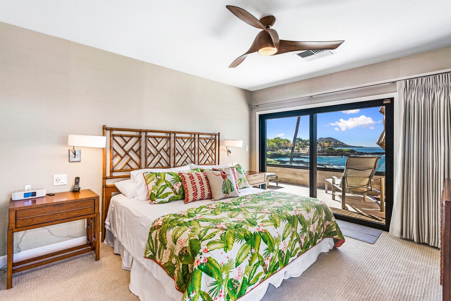 Primary Bedroom with king-sized bed.