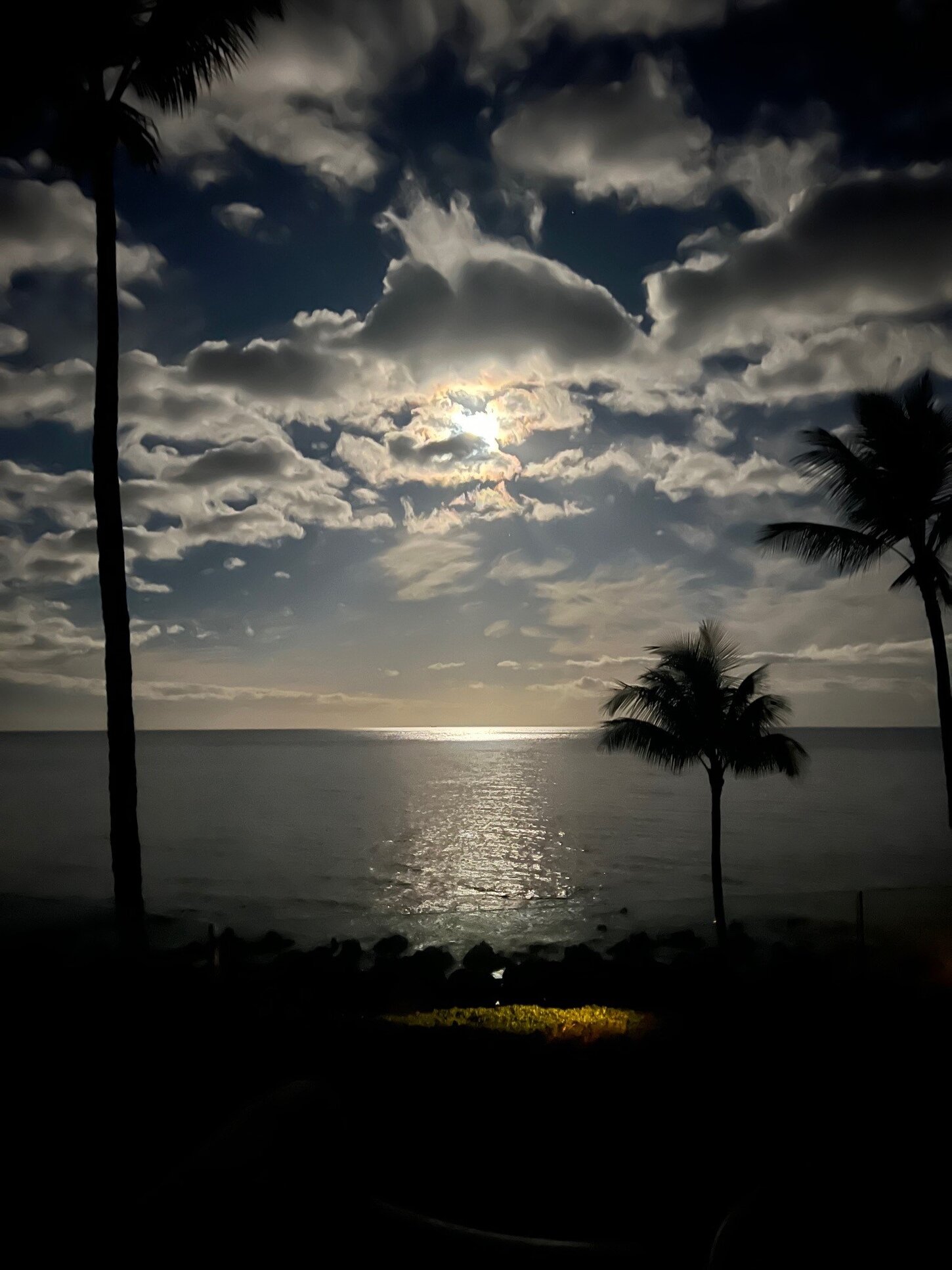 Go to sleep with this view!  The star-gazing is amazing from our lanai.