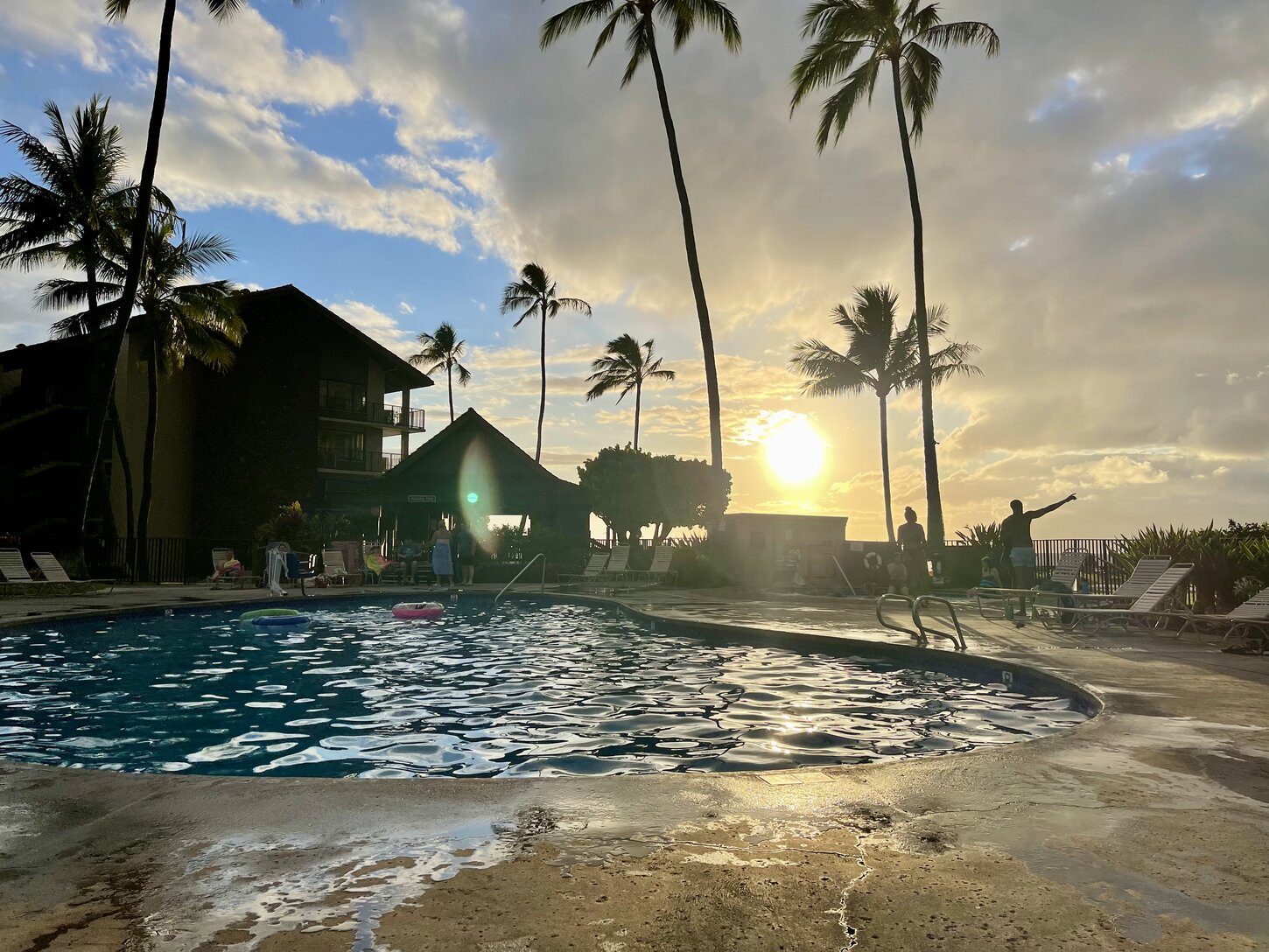 One of two pools @ the Papakea