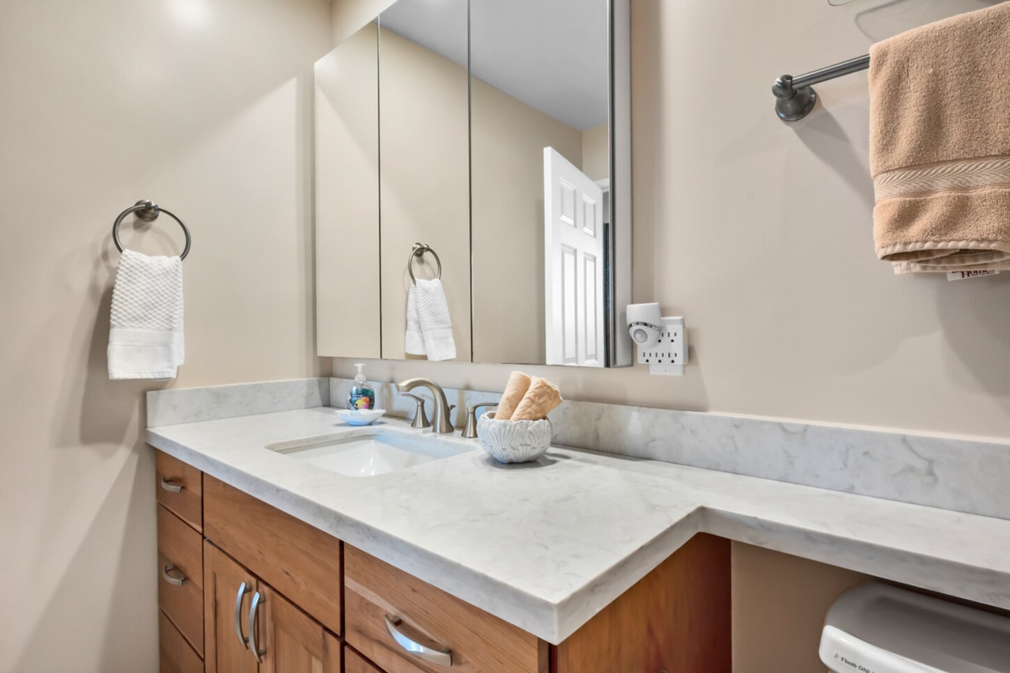 Main bathroom connected to main bedroom