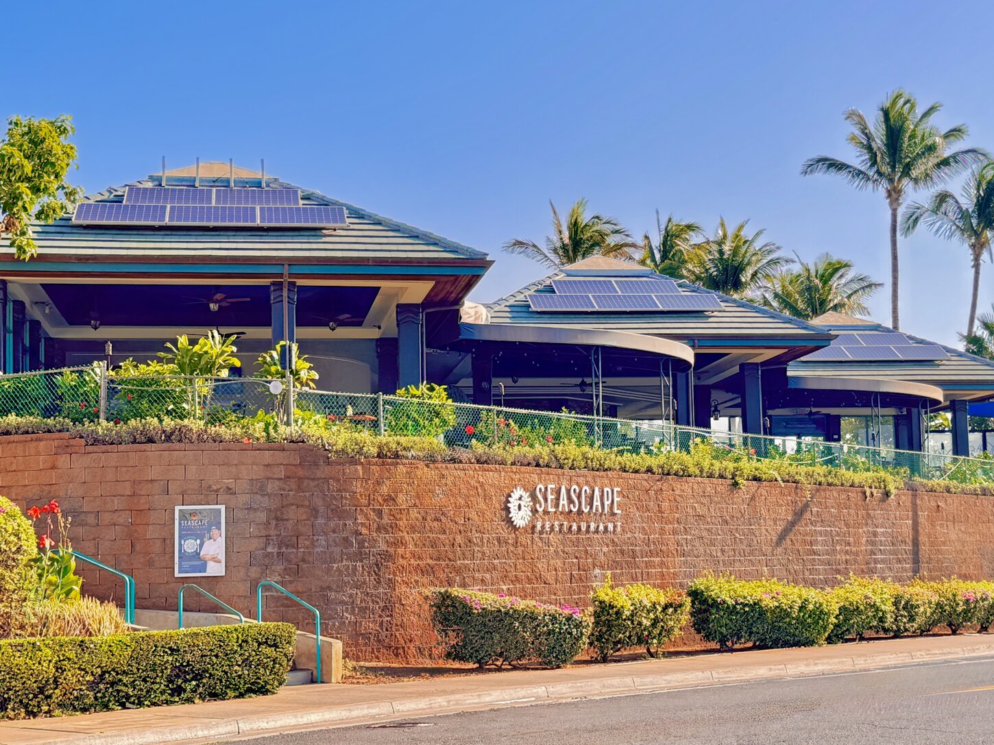 Seascape Restaurant up the street
