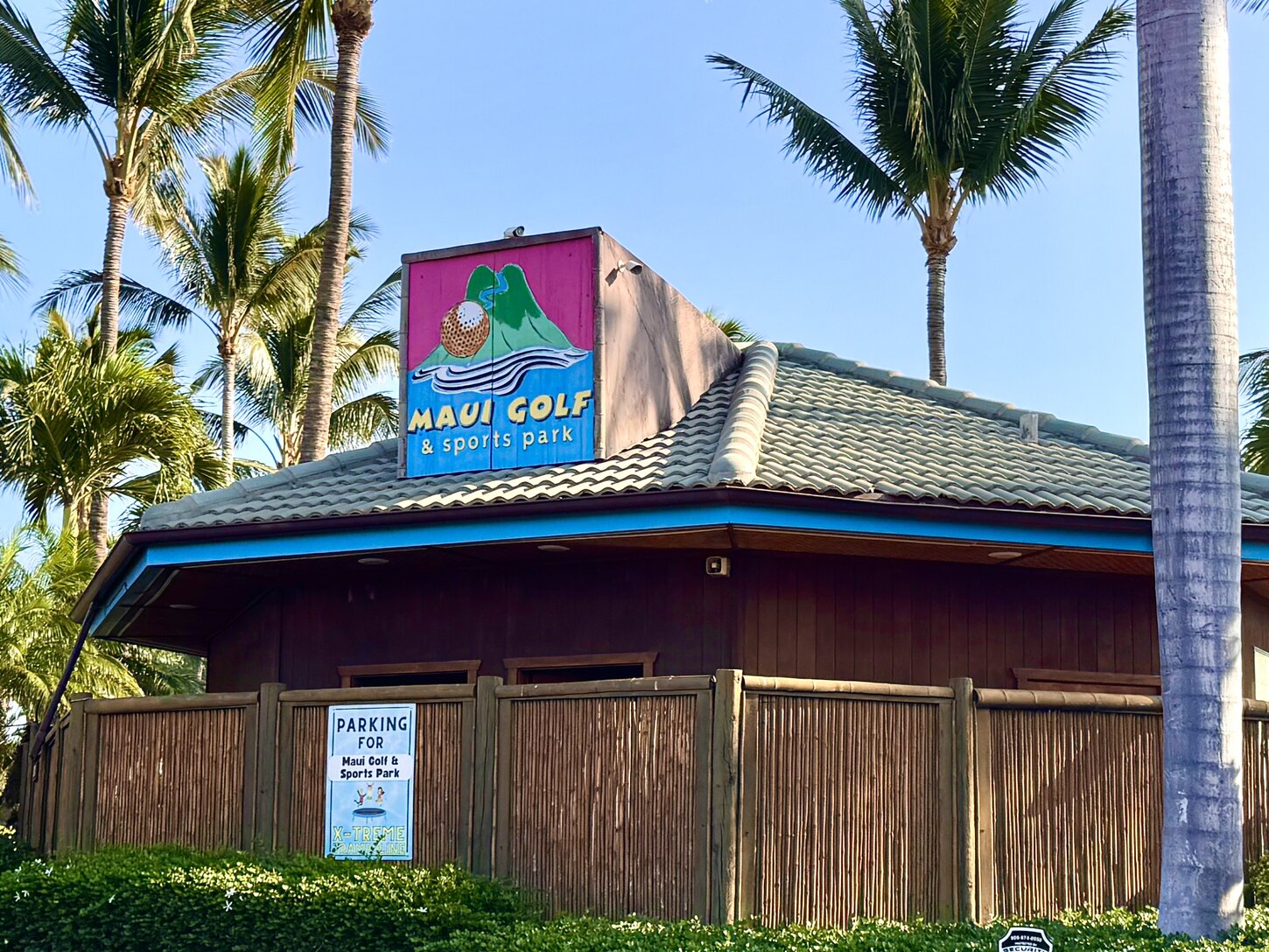 Maui Miniture golf (up the street)