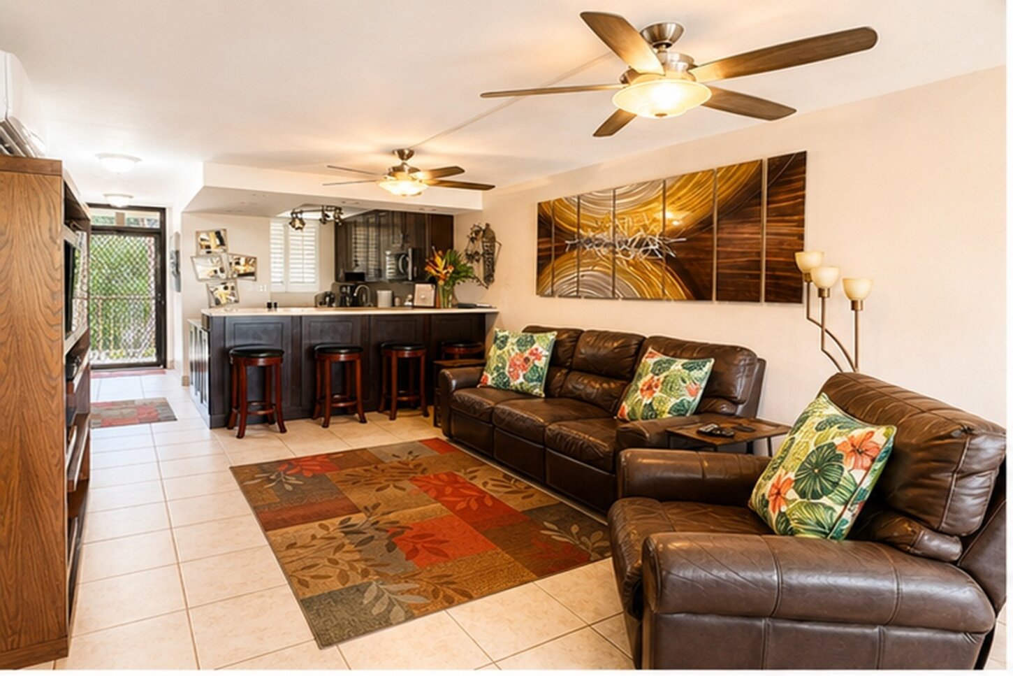 Relaxing living area