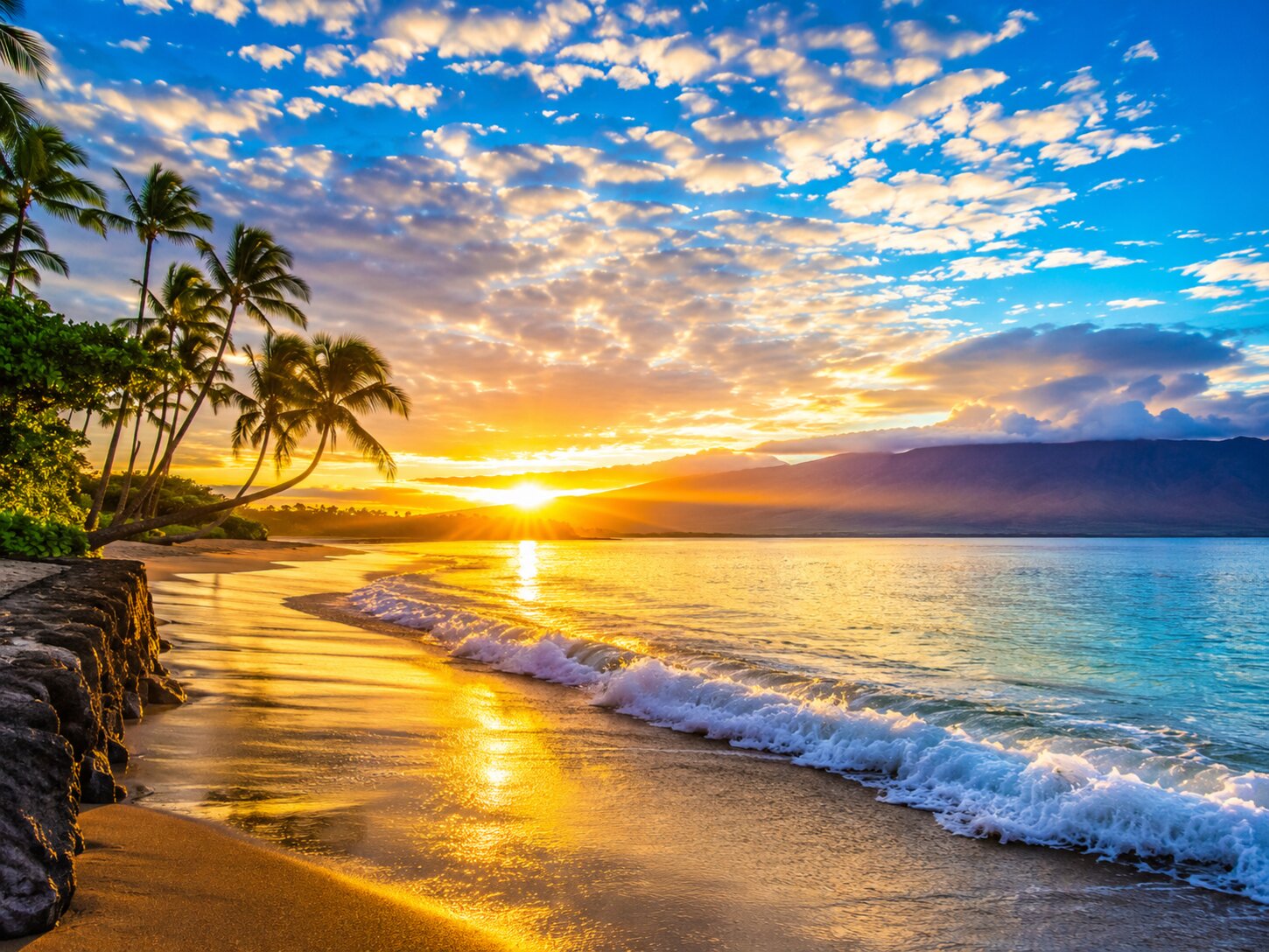 Sunrise on our beach