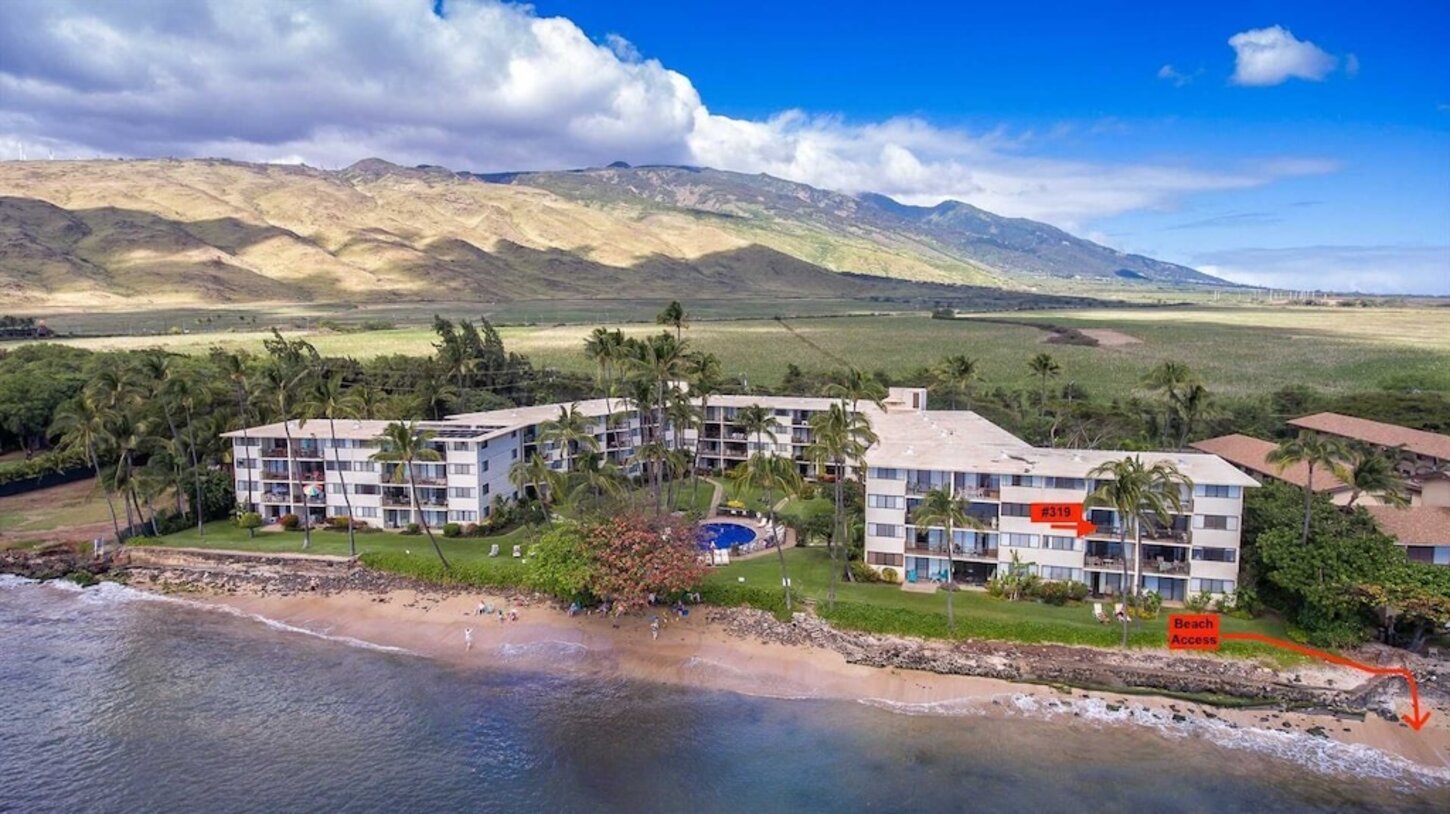 #319 Oceanfront condo, when conditions allow, access the beach via SE corner of complex or through Haycraft Park