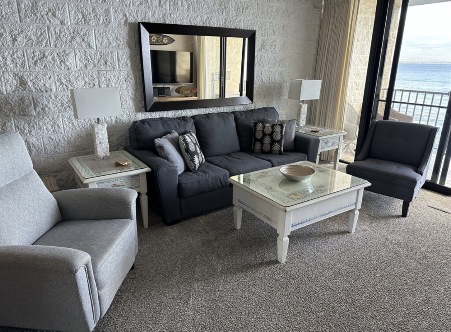 Living room with Smart TV