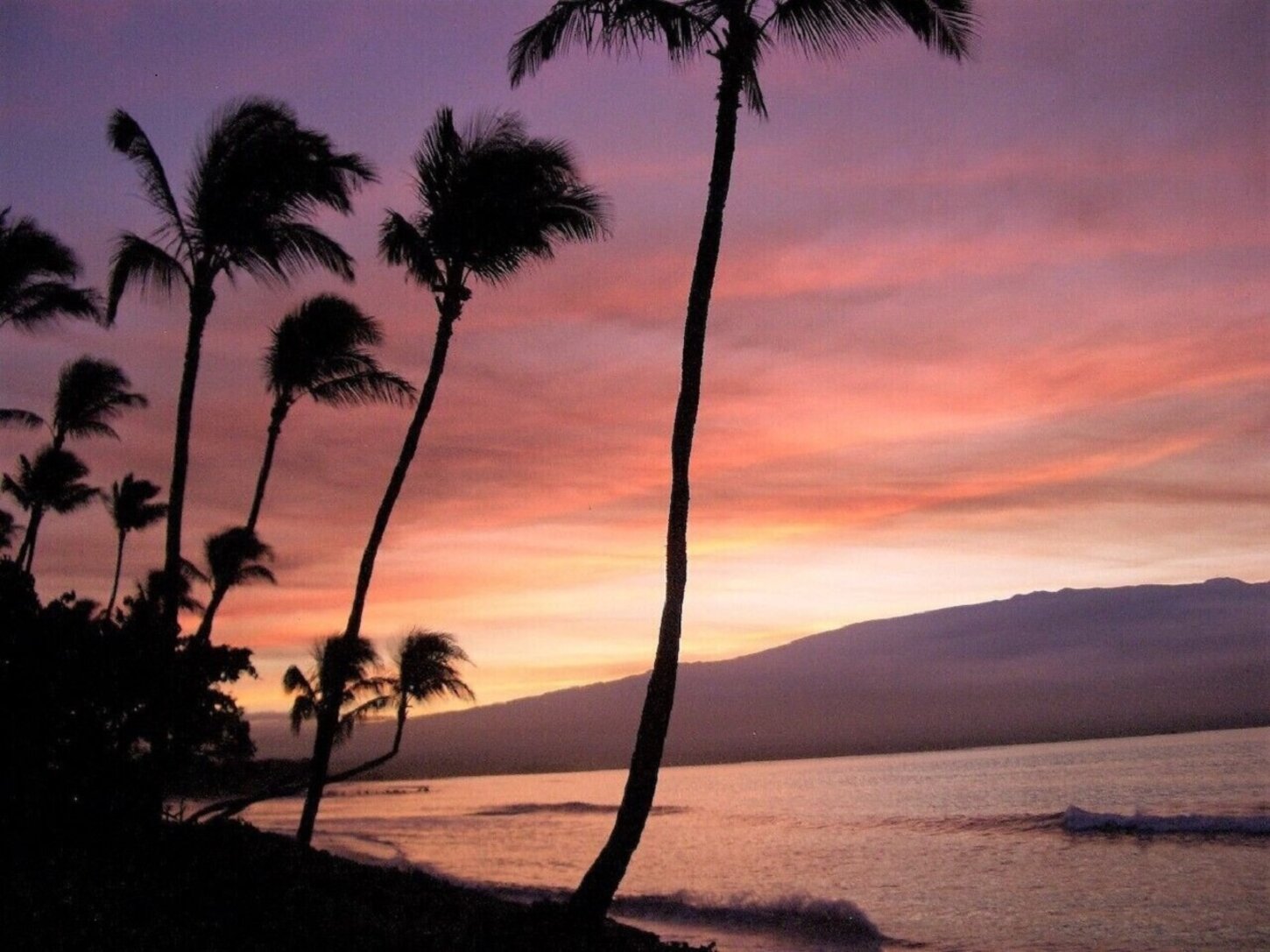 Sunrise over Haleakala. You can enjoy this each morning from our lanai.