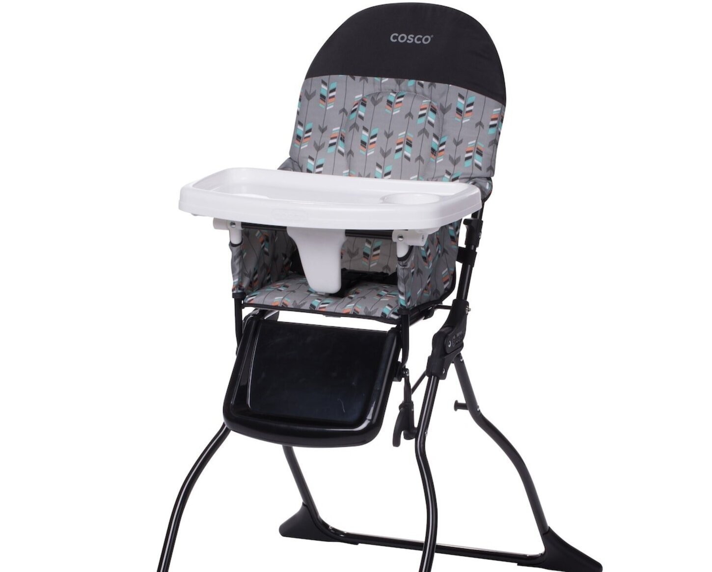 High chair, we also have a booster seat.