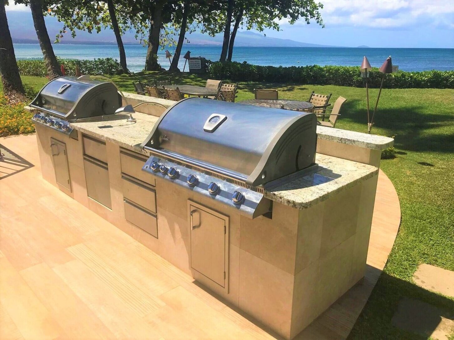 Commercial sized BBQ's.