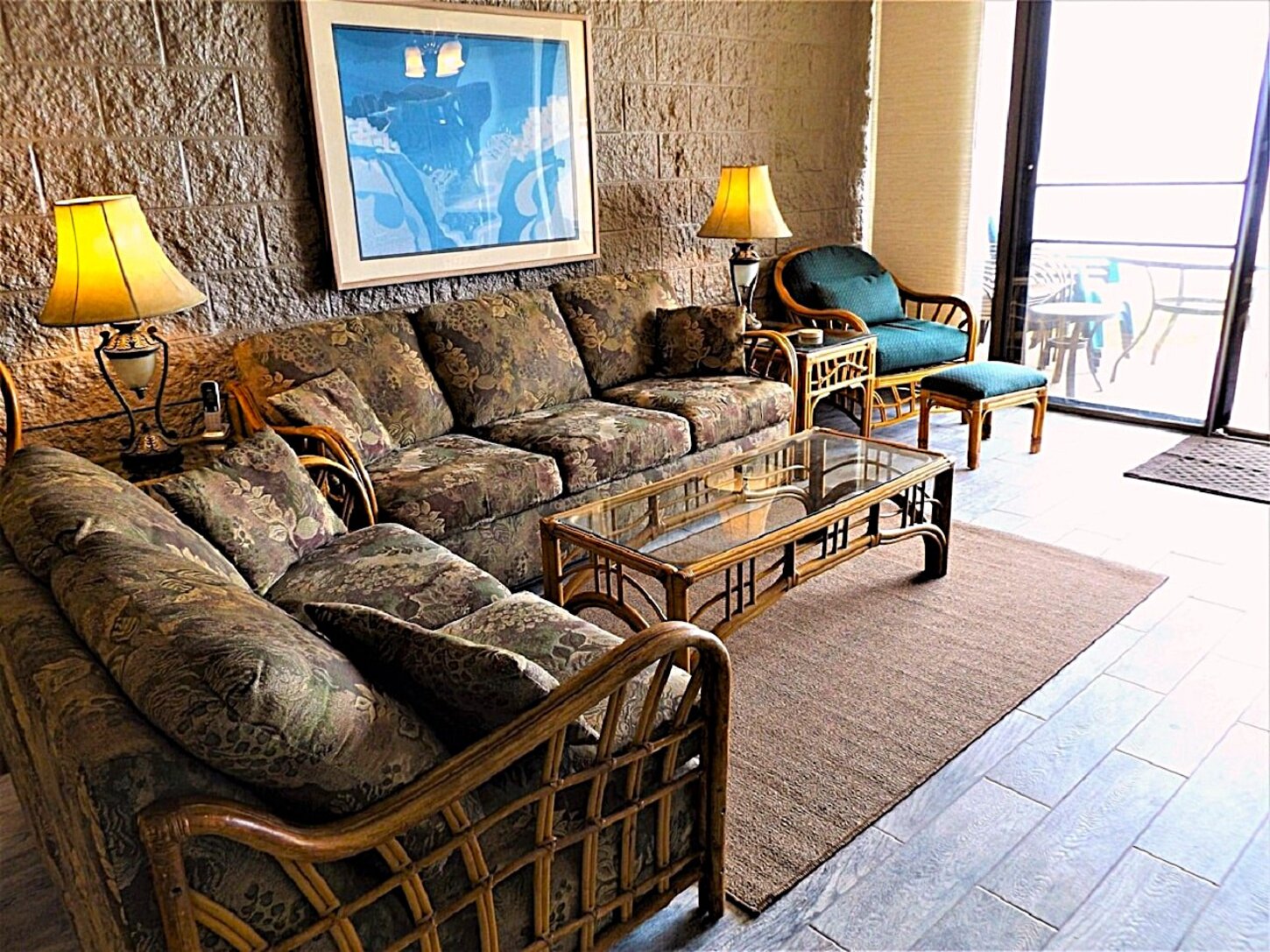 Q. Sofa Bed has memory foam mattress.  Unit Sleeps 6 guests + baby in the crib.