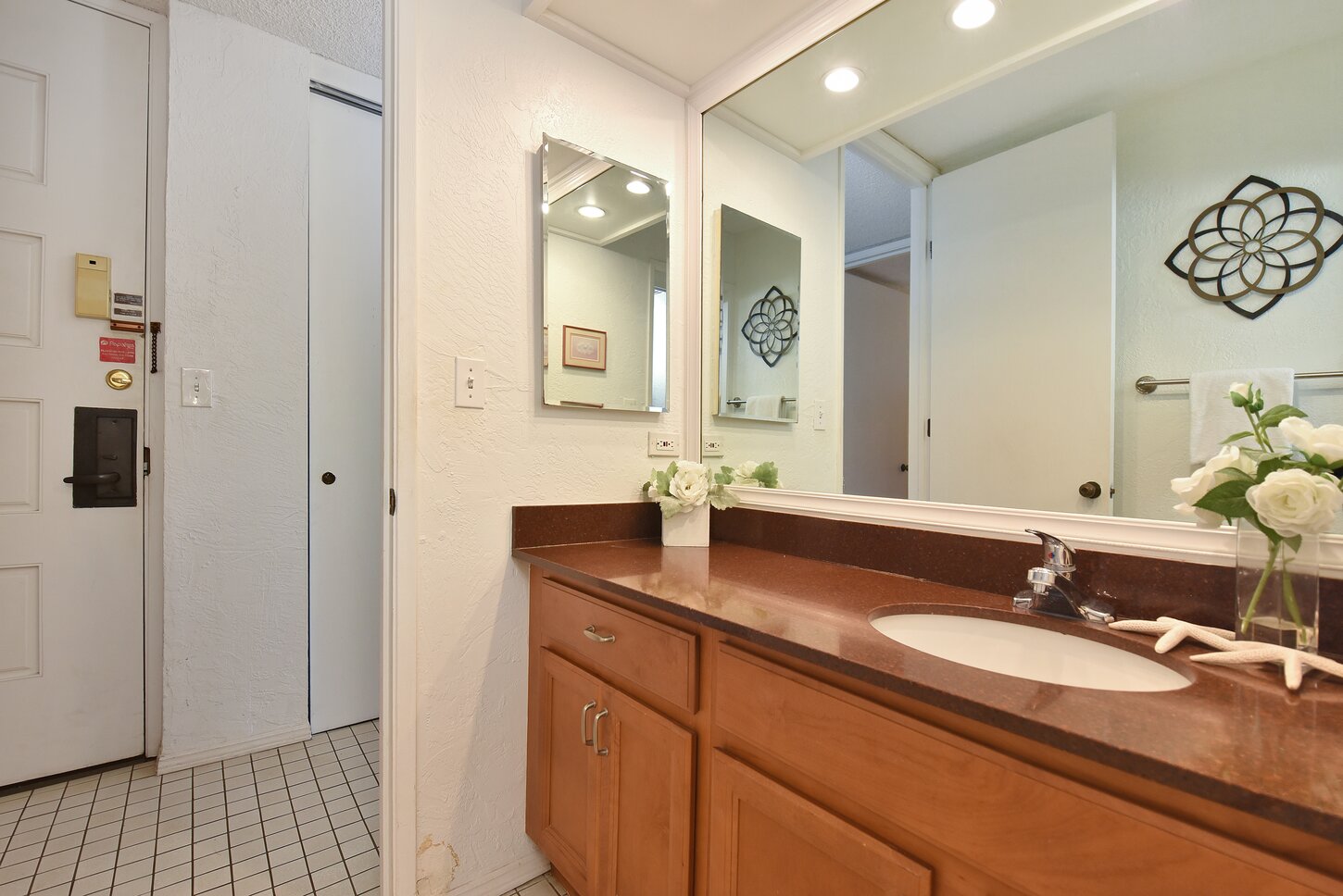 Bathroom Vanity area separate from shower & toilet
