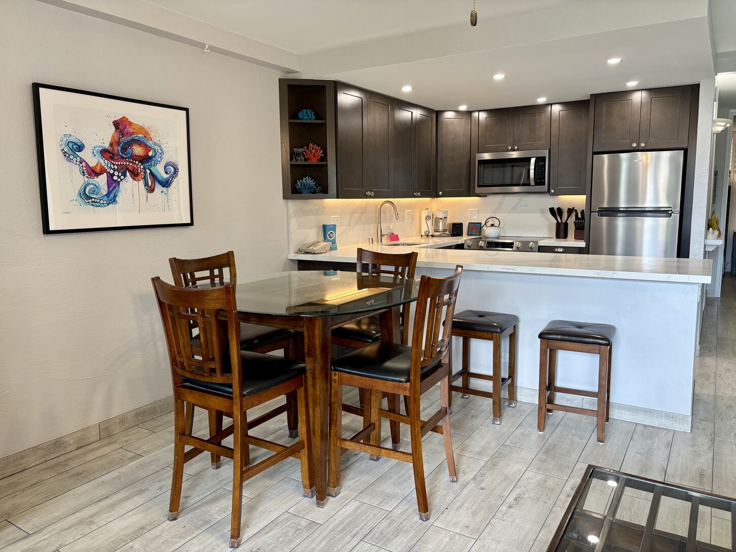 Remodeled Kitchen, New Tile Floors 
