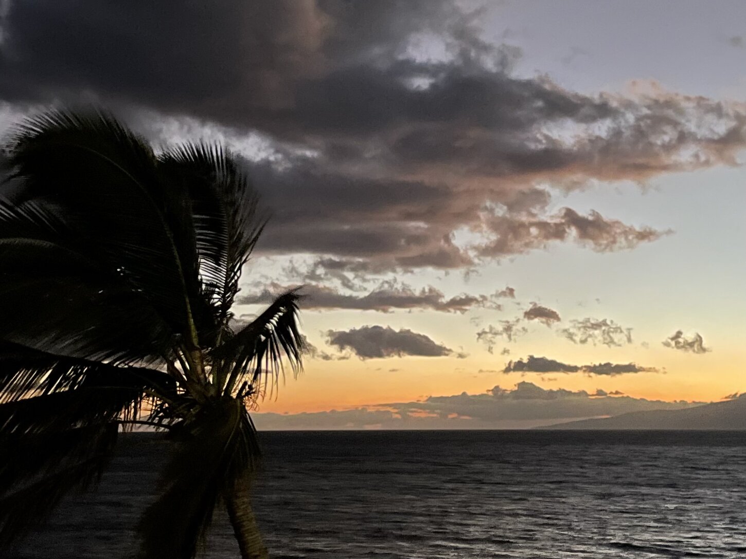 Sunset from the lanai