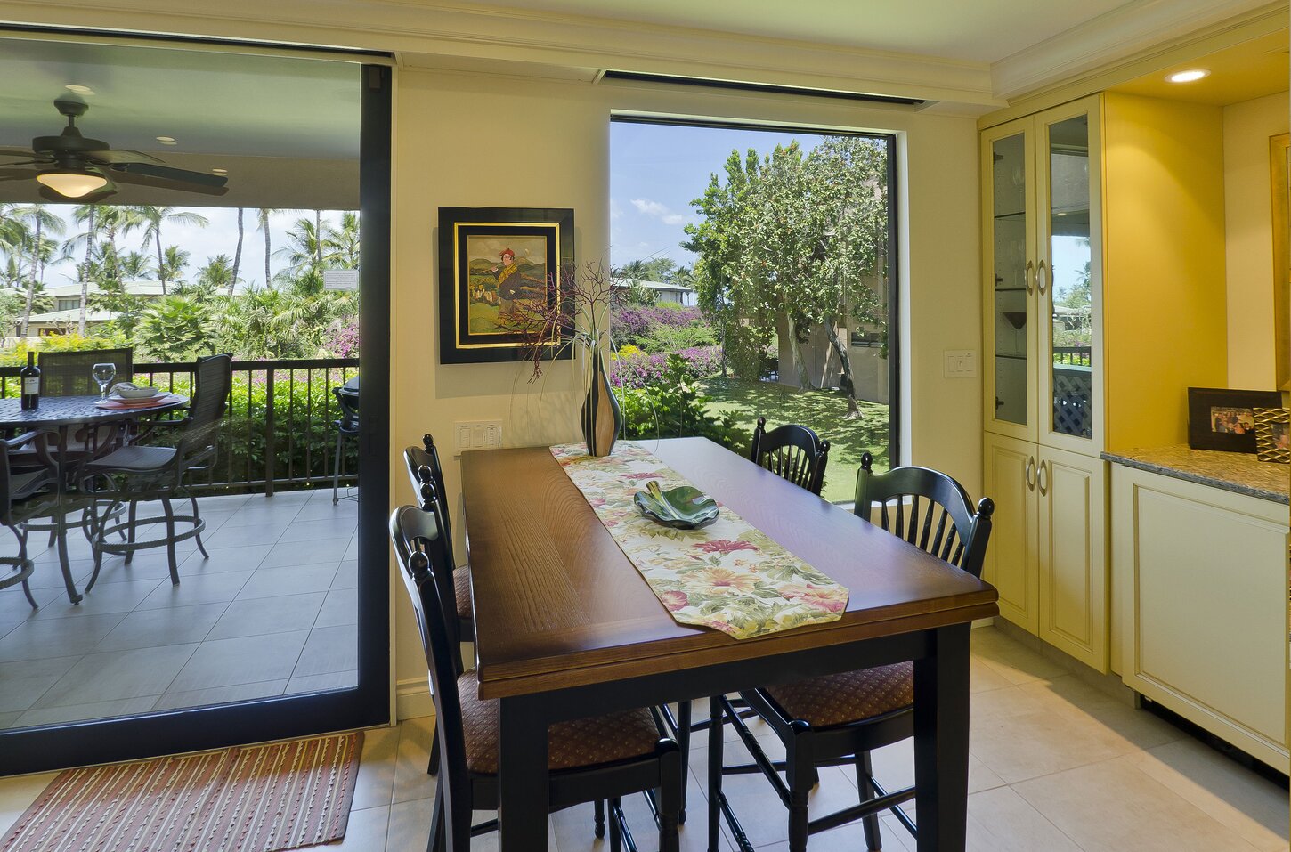 Indoor dining table