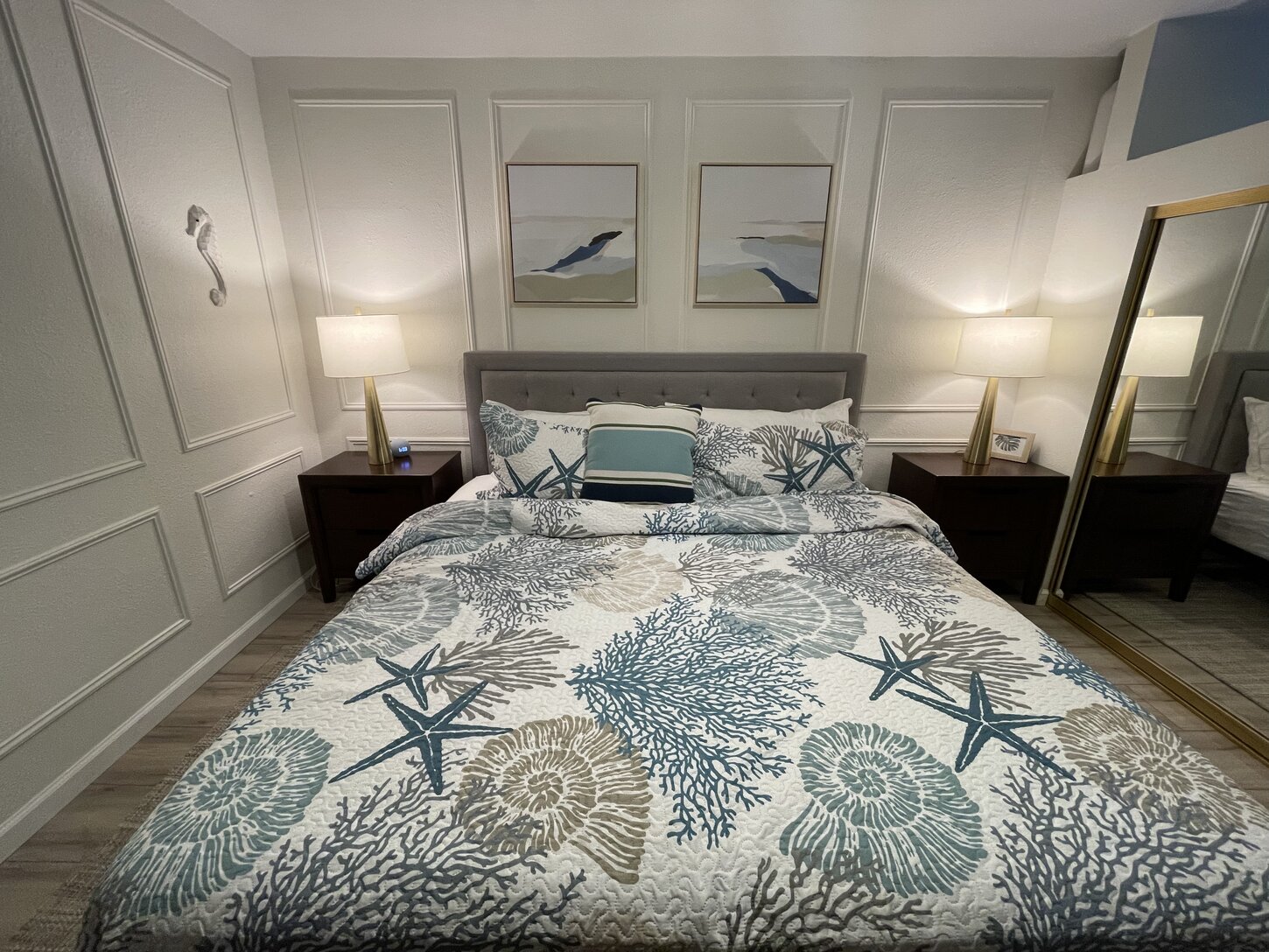 Air-conditioned Bedroom with a Plush King Mattress