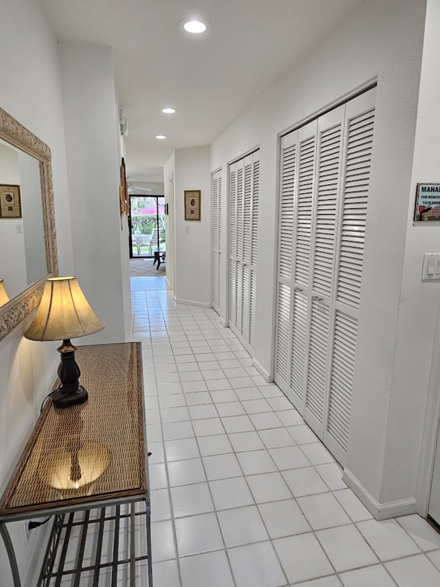 Large space with closets for storage!