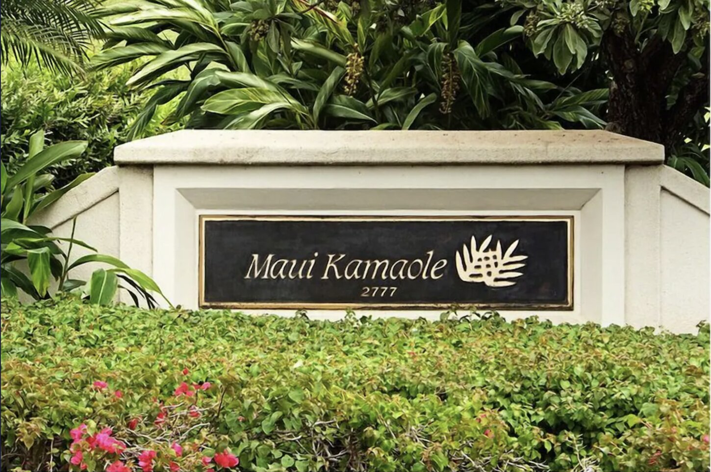 Entrance To Maui Kamaole