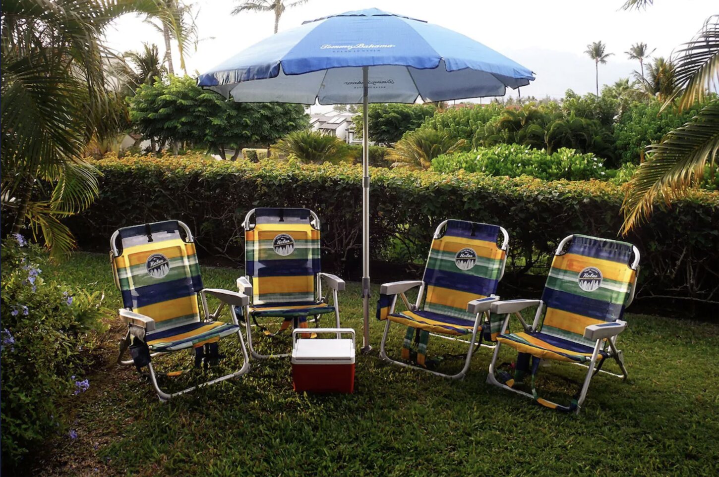 Beach Chairs, Cooler & Umbrella Provided