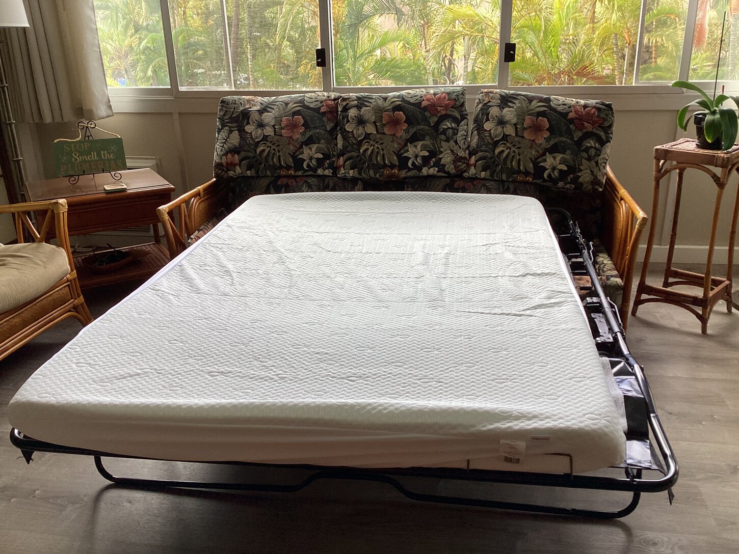 New memory foam full size sofa bed